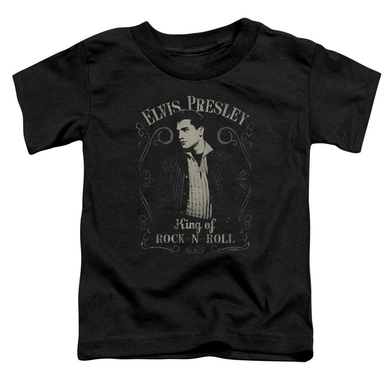 Elvis Presley Rock Legend Classic Toddler T-Shirt Black