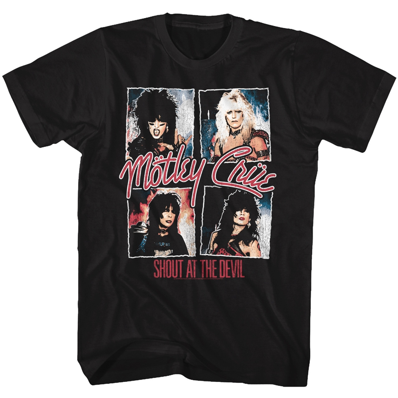 Motley Crue Shout at the Devil Black Classic Adult T-Shirt