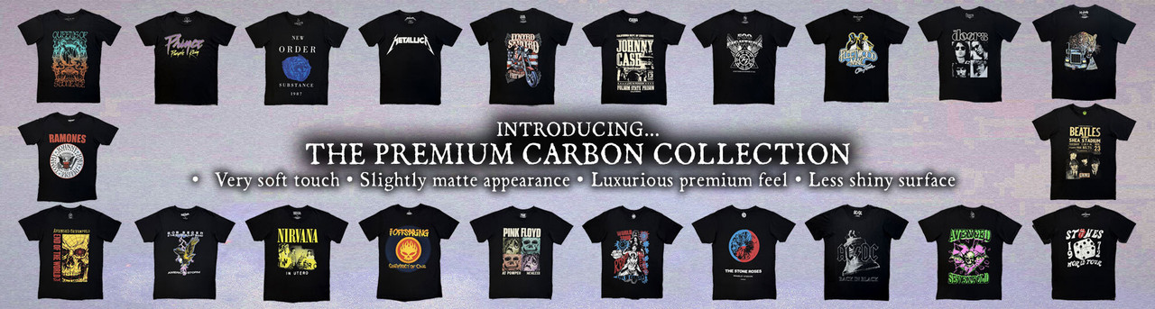 Carbon Soft-Touch Band T-Shirts