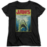 Jaws Bright Jaws Women's T-Shirt Black