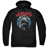 Jaws Water Circle Adult Pullover Hoodie Sweatshirt Black