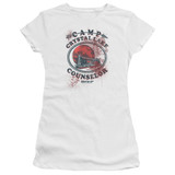 Friday the 13th Camp Counselor Victim Junior Women's T-Shirt White