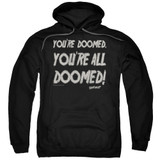 Friday the 13th Doomed Adult Pullover Hoodie Sweatshirt Black