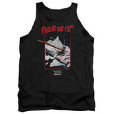 Friday the 13th Axe Poster Adult Tank Top T-Shirt Black