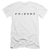 Friends Logo Adult 30/1 T-Shirt White