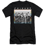 Friends Lunch Break Premium Adult 30/1 T-Shirt Black