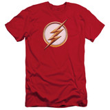 The Flash Season 4 Logo Adult 30/1 T-Shirt Red