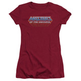 Masters Of The Universe Logo Junior Women's T-Shirt Cardinal