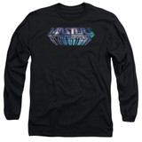 Masters Of The Universe Space Logo Adult Long Sleeve T-Shirt Black