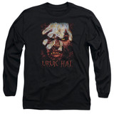 Lord of the Rings Uruk Hai Adult Long Sleeve T-Shirt Black