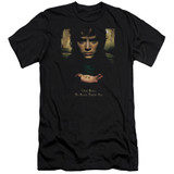 Lord of the Rings Frodo One Ring Adult 30/1 T-Shirt Black