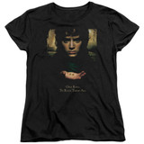 Lord of the Rings Frodo One Ring Women's T-Shirt Black