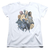 Lord of the Rings Collage Of Evil Women's T-Shirt White