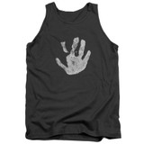 Lord of the Rings White Hand Adult Tank Top T-Shirt Charcoal