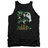 Lord Of The Rings Hero Group Adult Tank Top T-Shirt Black