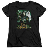 Lord Of The Rings Hero Group Women's T-Shirt Black