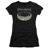 Lord Of The Rings The Journey Junior Women's T-Shirt Black