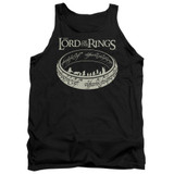 Lord Of The Rings The Journey Adult Tank Top T-Shirt Black