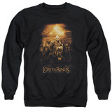 Lord Of The Rings Riders Of Rohan Adult Crewneck Sweatshirt Black