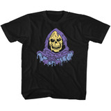 Masters Of The Universe Melty Skeletor Black Toddler T-Shirt