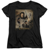 Lord of the Rings Rotk Poster Women's T-Shirt Black