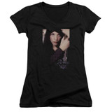 Lord of the Rings Arwen Junior Women's V-Neck T-Shirt Black