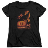 Lord of the Rings Destroy The Ring Women's T-Shirt Black