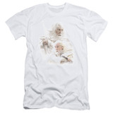 Lord of the Rings Gandalf The White Adult 30/1 T-Shirt White