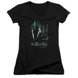 Lord of the Rings Witch King Junior Women's V-Neck T-Shirt Black
