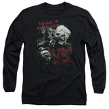 Lord of the Rings Time Of The Orc Adult Long Sleeve T-Shirt Black