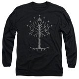 Lord of the Rings Tree Of Gondor Adult Long Sleeve T-Shirt Black