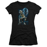 Lord of the Rings Smeagol Junior Women's T-Shirt Black