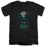 Lord of the Rings Shelob Adult V-Neck T-Shirt 30/1 Black