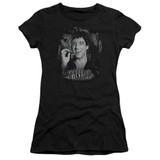 Scarface Smokey Scar Junior Women's Sheer T-Shirt Black