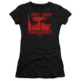 Scarface Cockroaches Junior Women's Sheer T-Shirt Black