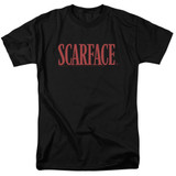 Scarface Logo Adult 18/1 T-Shirt Black
