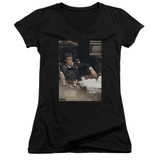 Scarface Sit Back Junior Women's V-Neck T-Shirt Black