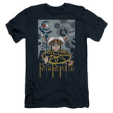 Power Rangers Rita Deco Adult 30/1 T-Shirt Navy