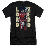Power Rangers Zedd Deco Premium Canvas Adult Slim Fit 30/1 T-Shirt Black