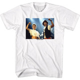 Bill And Ted Excellent Fists Up White Adult T-Shirt