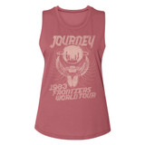 Journey 1983 Frontiers Smoked Paprika Ladies Muscle Tank Top