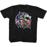 Voltron Circle Robot Sketch Black Toddler T-Shirt