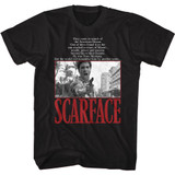 Scarface American Dream Quote Black Adult T-Shirt