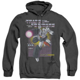 Transformers Megatron Adult Heather Hoodie Sweatshirt Black