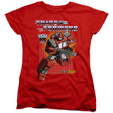 Transformers Ironhide Women's T-Shirt Red