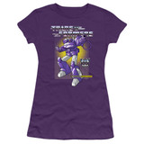 Transformers Shockwave Junior Women's T-Shirt Purple