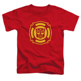 Transformers Rescue Bots Logo Toddler T-Shirt Red