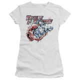 Transformers Spray Panels Junior Women's T-Shirt White