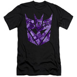 Transformers Tonal Decepticon Premium Adult 30/1 T-Shirt Black
