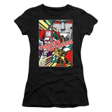 Transformers Comic Poster Junior Women's T-Shirt Black